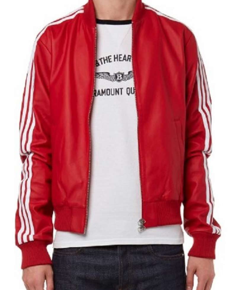 Pharrell Williams Bomber Leather Jacket